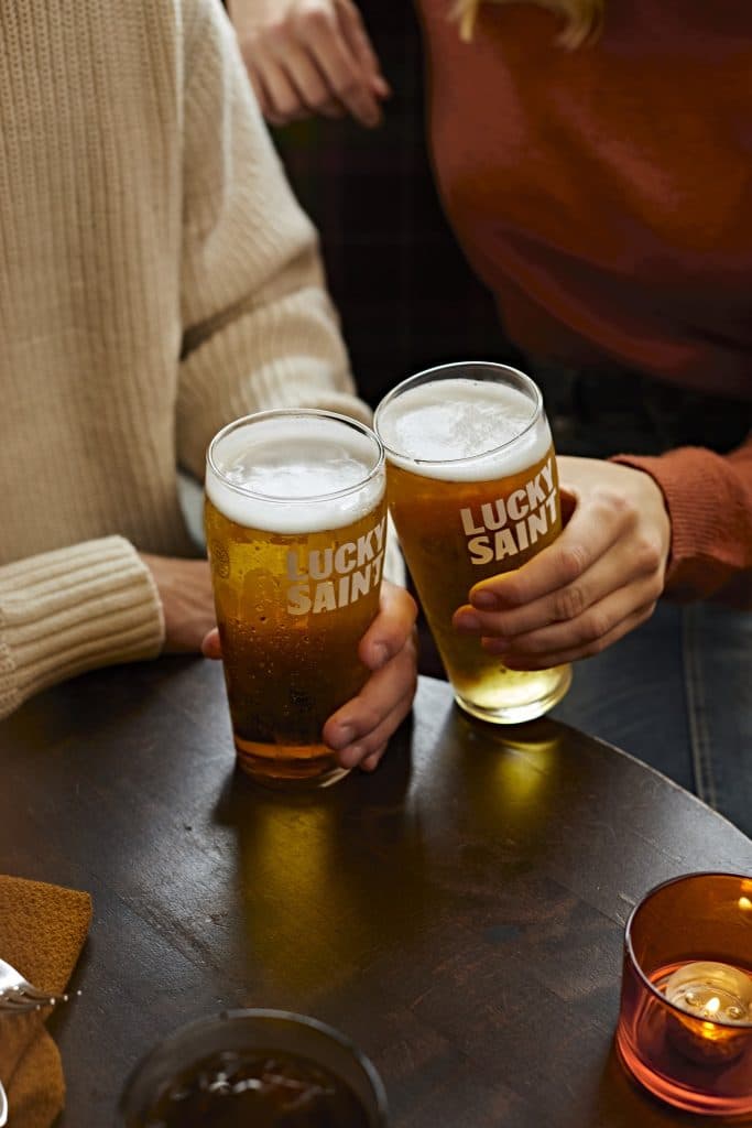 Cover Image for Get a free pint of Lucky Saint at The Britannia