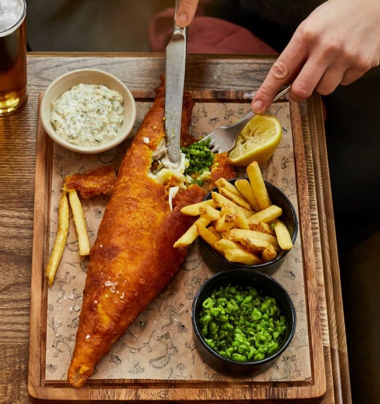 Cover Image for Complimentary Fizz when you order Fish and Chips at The Britannia!